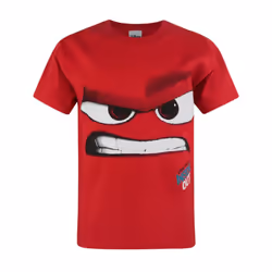 Disney Short Sleeved T-Shirt (Boys Red) - 3-4 Years
