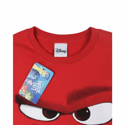 Disney Short Sleeved T-Shirt (Boys Red) - 3-4 Years
