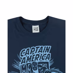 Marvel Short Sleeved T-Shirt (Mens Blue) - Small
