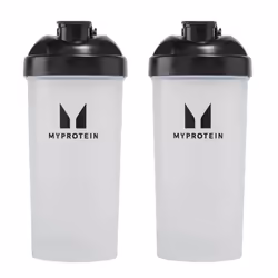 Shaker Bottles Pack of 2-600ml, BPA-Free Protein Shakers, Ideal for Mixing Protein Shakes, Smoothies, and Supplements, Leak-P ...