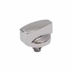 Genuine Belling 444445412 444445413 1000DF Oven Cooker Knob Function Control Switch SilverChrome Pack of 2 Knobs