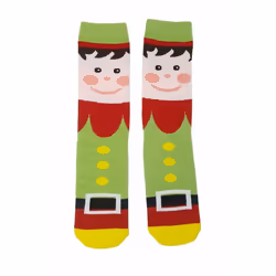 Ladies Christmas Socks Novelty Stocking Filler Festive Design Secret Santa Gift - Elf