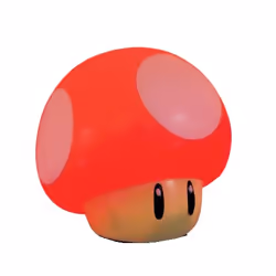Paladone Mushroom Light V4, Ambiance lighting, Beige, Red, White, Bedroom, Children's room, 160 g, 130 mm, 130 mm
