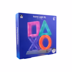 Paladone PlayStation Lampe Icons XL, Multicolour, Ambience, Black, LED, Multi, AC, Battery