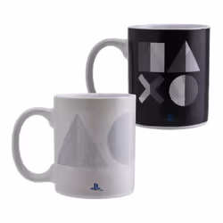 Paladone PS5, Single, 0.3 L, Black, White, Ceramic, Universal, 1 person(s)