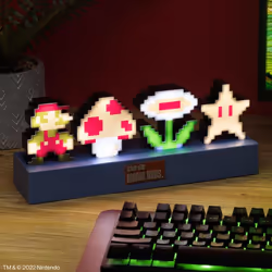 Paladone Super Mario Bros. Icons Light table lamp Multicolour - Additional view 5