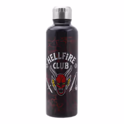 Paladone PP9939ST, 500 ml, Daily usage, Black, Stainless steel, Screw lid, Stainless steel