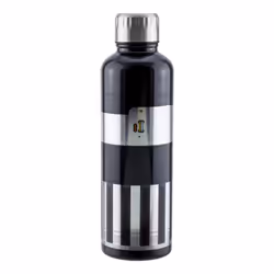 Paladone Darth Vader Lightsaber Metal Water Bottle Daily usage 500 ml Stainless steel Black, Silver