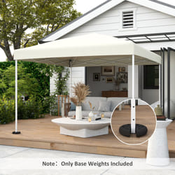 Outsunny Tent Weight Base 4pcs Gazebo Foot Leg Pole Anchor Weights Marquee