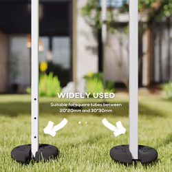 Outsunny Tent Weight Base 4pcs Gazebo Foot Leg Pole Anchor Weights Marquee - Additional view 4