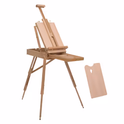 HOMCOM Tripod Art Easel Wooden Drawing Board Workstation Folding French Sketch - Additional view 8