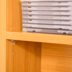 HOMCOM Bookcase Storage Tower CD DVD Games Rack Wooden Shelves - Additional view 7
