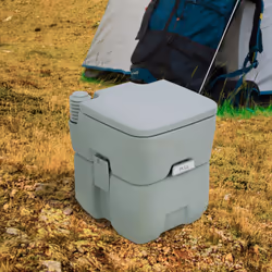 Outsunny 20L Camping Toilet Portable Travel WC Caravan Picnic Fishing Restroom