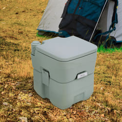 Outsunny 20L Camping Toilet Portable Travel WC Caravan Picnic Fishing Restroom