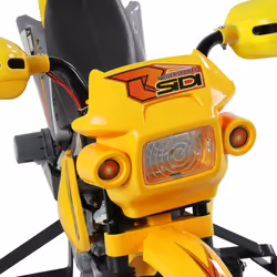 HOMCOM Kid's Yellow Ride-On Electric Motorbike | Battery Powered Toy Motorcycle - Additional view 4