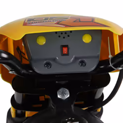 HOMCOM Kid's Yellow Ride-On Electric Motorbike | Battery Powered Toy Motorcycle - Additional view 5