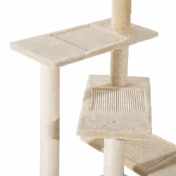 PawHut Cat Tree Scratcher, Climbing Post, Kitten Pets Scratching Furniture Tower - Additional view 7