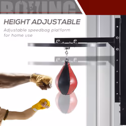 HOMCOM Speed Bag Platform Speedball Frame Set Training Punching Boxing Workout