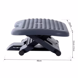 Homcom Adjustable Footrest | Office Footrest - Additional view 5