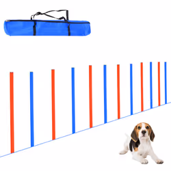 PawHut Pet Agility Set Training Dogs Outdoor Outward Play Adjustable Pole - Additional view 5