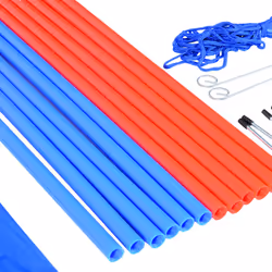 PawHut Pet Agility Set Training Dogs Outdoor Outward Play Adjustable Pole - Additional view 7