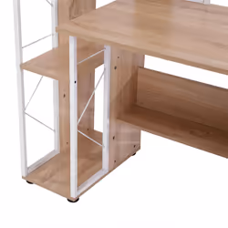 HOMCOM Computer PC Laptop Desk Table Shelf 2 Drawers Bookstore workstation - Additional view 8