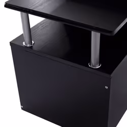 HOMCOM Wood Computer Desk Laptop Workstation Drawer Shelf for Home Office - Additional view 8