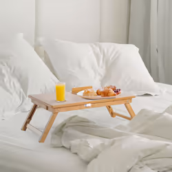 HOMCOM Portable Laptop Desk Notebook Tray PC Bed Table Drawer Adjustable Bamboo