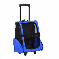 PawHut Pet Travel Backpack Bag Cat Puppy Dog Carrier w/ Trolley and Telescopic - Additional view 8