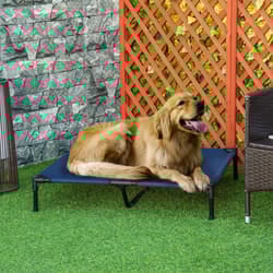 PawHut Pet Raised Bed Dog Cat Hammock Puppy Large Cots Camping Portable Outdoor