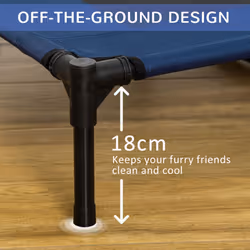 PawHut Pet Raised Bed Dog Cat Hammock Puppy Large Cots Camping Portable Outdoor - Additional view 6