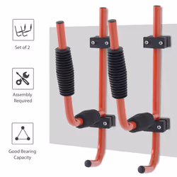 HOMCOM Kayak Wall Mount Rack Heavy Duty Storing Storage Hangers Canoe W/ Fixings - Additional view 10