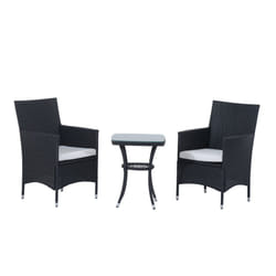 Outsunny Bistro Garden Furniture Set | Rattan Furniture Set