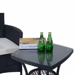 Outsunny Bistro Garden Furniture Set | Rattan Furniture Set