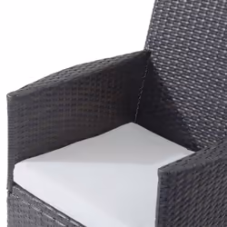 Outsunny Rattan Garden Furniture Set | Set of Rattan Chairs With Table - Additional view 4