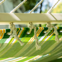 Outsunny Hammock Outdoor Garden Camping Hanging Swing Portable Travel Green - Additional view 6