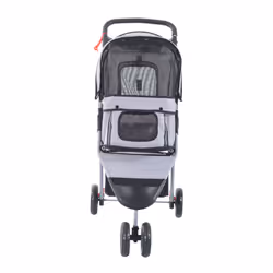 PawHut Cat & Dog Stroller | Kitten & Puppy Pram Dog Stroller - Additional view 4