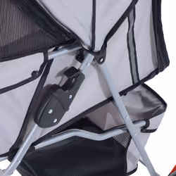 PawHut Cat & Dog Stroller | Kitten & Puppy Pram Dog Stroller - Additional view 6