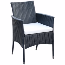 7pc Outsunny Outdoor Dining Rattan Garden Furniture Set