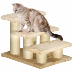 PawHut Cat Steps 3 Stairs Deluxe Pet Portable Easy Climb Assistance Lightweight - Additional view 8