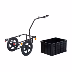 HOMCOM Foldable Bicycle Cargo Trailer With Waterproof Cover â 70L - Additional view 4