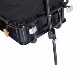 HOMCOM Foldable Bicycle Cargo Trailer With Waterproof Cover â 70L - Additional view 6