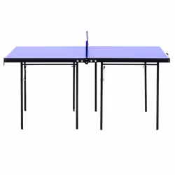 HOMCOM Folding Mini Table Tennis Portable Ping Pong Set with Net