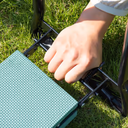 Outsunny 2 In1 Folding Garden Kneeler Foam Chair Pad Support Bench, Green - Additional view 6