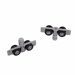 HOMCOM Sliding Barn Door Closet Hardware Track Kit for Slingle Door 6.5FT/2000mm - Additional view 7