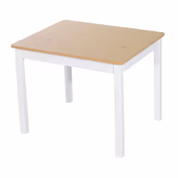 HOMCOM 4-Piece Set Kids Wood Table Chair Bench w/ Storage Function for 3 Years+ - Additional view 6