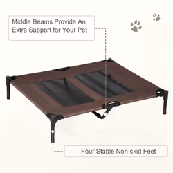 PawHut Large Pet Cot Portable Dog Cat Elevated Sleep Bed Camping - Additional view 5