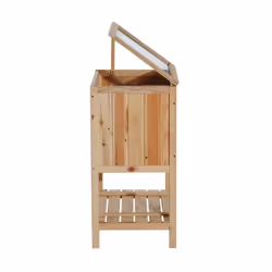 PawHut Wooden Hamster House | Large Wooden Hamster Cage