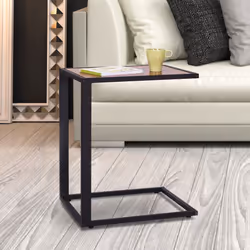 Homcom C Coffee Table | C Shape Side Table