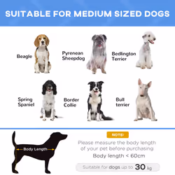 PawHut Elevated Pet Bed with Metal Frame and Oxford Fabric with Dogs and Cats L - Additional view 5